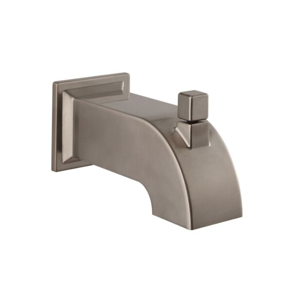 Pfister Tub Spout, Brushed Nickel (PVD), Wall 920102J Zoro